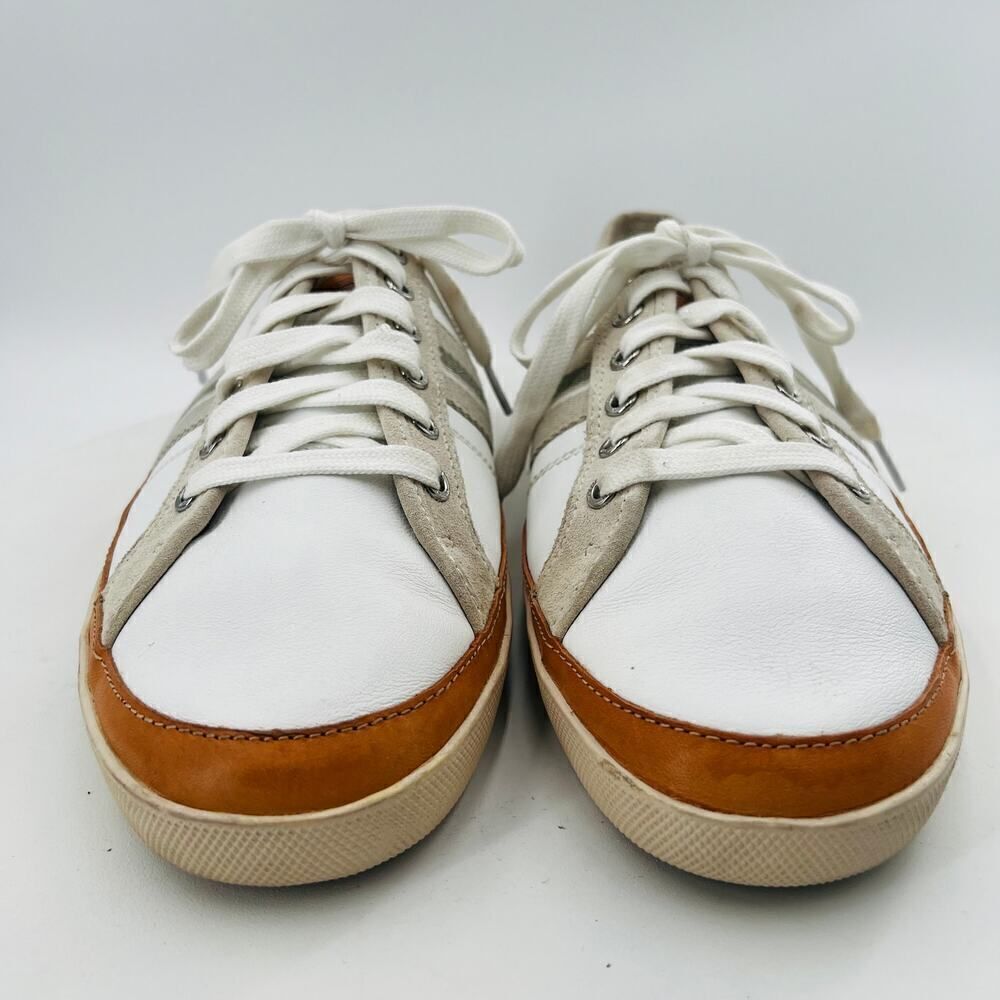 Coach Brad Women's Fashion Sneakers Lace Up White Leather Shoes Size 13M - Picture 2 of 13
